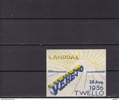 NEDERLAND Cinderella 1956 Landdag WEHETO Twello - Otros & Sin Clasificación