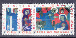Vatican 2001 Mi#1390-1392 Used - Gebraucht