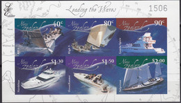 NEW ZEALAND 2002 Leading The Waves, Limited Edition IMPERFORATE Miniature Sheet MNH - Autres (Mer)