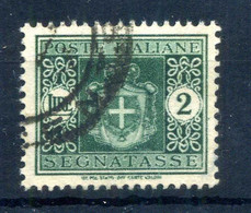 1945 LUOGOTENENZA TASSE N.93 USATO Filigrana Ruota - Postage Due