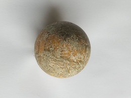 ANCIENNE BOULE DE BILLARD EN OS ? Jeu Café Bistrot EPOQUE FIN 19ème SIECLE  Diamètre : 5 Cm Poids : 119 Grammes - Biliardo