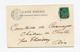 !!! SOUDAN, CPA DE BAFOULABE DE 1903 POUR L'AIN - Lettres & Documents
