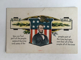 USA American Civil War Presindet Abraham Lincoln Old Abe American Eagle American Flag Secession War - Presidents