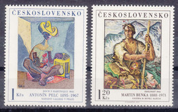 Czechoslovakia 1973 Art Paintings Mi#2172,2173 Mint Never Hinged - Nuevos
