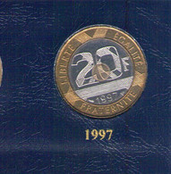 France. 20 Francs Mont Saint Michel 1997 - 20 Francs