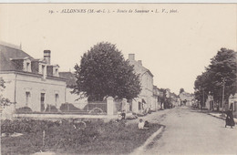 ALLONNES  Route De Saumur - Allonnes