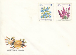 HUNGARY Cover 35,flowers - Brieven En Documenten