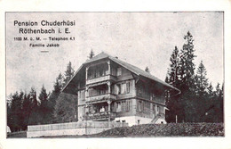 Röthenbach I. E. , Pension Chuderhüsi, 1923 - Röthenbach Im Emmental
