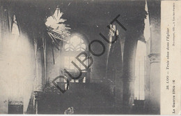 Postkaart-Carte Postale - LOO - Trois Obus Dans L'Eglise  (C2312) - Lo-Reninge