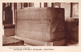 EGYPTE - MUSEE DU LOUVRE - SARCOPHAGE DE RAMSES II - HISTOIRE, ANTIQUITE - Musées