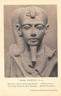 EGYPTE - MUSEE DU CAIRE - TETE D'UNE STATUE DU DIEU KHONSOU - HISTOIRE, ANTIQUITE - Museos