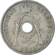 Monnaie, Belgique, 25 Centimes, 1910 - 25 Cent