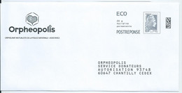 Entiers Postaux :v6538  Enveloppe Réponse Type L'Engagée Yzeult Catelin ECO ORPHEOPOLIS 301783 ** - Prêts-à-poster:Answer/Marianne L'Engagée