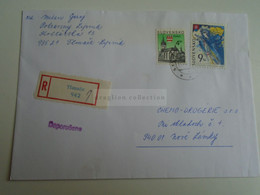 D189930   Slovensko  Slovakia   Registered Cover    1999 TLMACE Lipnik    Sent To Nove Zamky - Covers & Documents