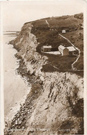 SUSSEX - ECCLESBOURNE CLIFFS  - HASTINGS        Carte-photo THE IDEAL" COPYRIGHT HGTS 73 - Hastings