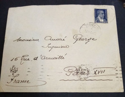 Turkey 1935 , A Nice Cover Sent To Paris  Dolab - Briefe U. Dokumente