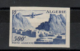 Algérie - 500F  Poste Aérienne (1953 ) Non Dentelé Neuf N°14 - Luftpost