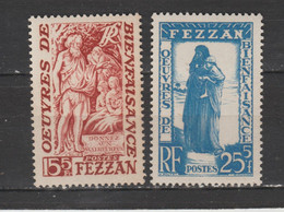 Fezzan  1950  N° 54 / 55  Neuf  X  Série Complète   2 Valeurs - Unused Stamps