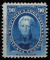 Argentina 1873 ☀ Cornelio Saavedra 90c Blue Scott # 26 ☀ Mint MH Stamp - Corrientes (1856-1880)