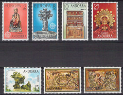 ANDORRA - Lot Année 1974 Complète - Neufs **MHN - Ungebraucht