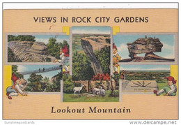 Tennessee Lookout Mountain Views In Rock City Gardens Curteich - Chattanooga