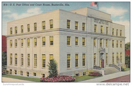 Alabama Huntsville Post Office And Court House Curteich - Huntsville