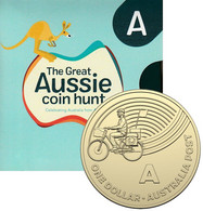 AUSTRALIA • 2019 • $1 • Alphabet Coins • A For Australia Post  • Uncirculated Dollar Coin In Coin Wallet - Dollar