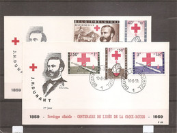 Belgique - Croix-Rouge - Henri Dunant ( FDC De 1959 à Voir) - 1951-1960