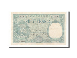 Billet, France, 20 Francs, 20 F 1916-1919 ''Bayard'', 1917, 1917-09-06, TTB+ - 20 F 1916-1919 ''Bayard''