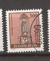 1992  FRMYU  2573 JUGOSLAVIJA JUGOSLAWIEN   POSTDIENST  BRUNEN  BELGRAD USED - Gebraucht