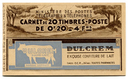 RC 22788 FRANCE CARNET N° 190-C1 - 20c LILAS-ROSE TYPE SEMEUSE DULCREM NEUF ** TB - Other & Unclassified