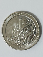 USA - ¼ Dollar, 2012D, Acadia National Park Quarter, Unc, KM# 521 - 2010-...: National Parks