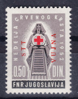 Italy Yugoslavia Trieste Zone B, Red Cross Porto 1952 Sassone#65 Mint Never Hinged - Neufs