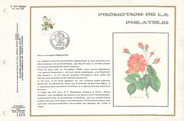 CEF 1989 - FDC 1er Jour - Promotion De La Philatélie - Lot De Trois CEF N°410 411 Et 412 - Pierre Joseph Redoute - 1981-1990
