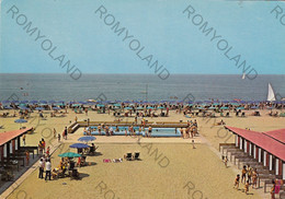 CARTOLINA  FREGENE,FIUMICINO,ROMA,LAZIO,MARINA DI FREGENE,SPIAGGIA,MARE,ESTATE,SOLE,VACANZA,BELLA ITALIA,VIAGGIATA 1980 - Fiumicino