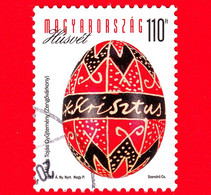 UNGHERIA - Usato - 2013 - Pasqua - Easter - Uova - Scritta 'Krisztus' - 110  Ft - Used Stamps