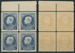 Petit Montenez - N°213B En Bloc De 4** Neuf Sans Charnières (MNH). D 12,5 - 1921-1925 Small Montenez