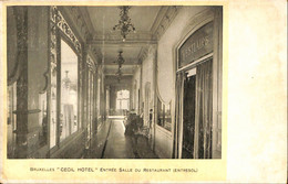 038 719 - CPA - Belgique - Bruxelles - Cecil Hôtel - Cafés, Hoteles, Restaurantes