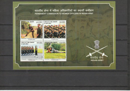 INDIA 2022 Women Officers In Indian Army  Miniature Sheet MNH *** - Unused Stamps