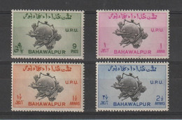 BAHAWALPUR:  1949  U.P.U.  -  KOMPLET  SET  4  UNUSED  STAMPS  -  YV/TELL. 26/29 - Bahawalpur