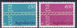 Yugoslavia Republic 1971 Europa Mi#1416-1417 Mint Never Hinged - Neufs