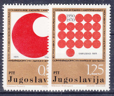 Yugoslavia Republic 1971 Mi#1418-1419 Mint Never Hinged - Ongebruikt