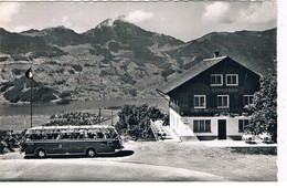 CH-7268   STEINEN : Cafe-Restaurant Spiegelberg ( Mit Autobus, Touringcar ) - Steinen