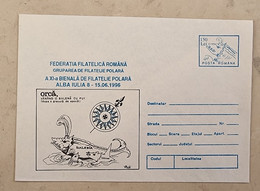 ROUMANIE  Baleines, Baleine, Whales, Ballena,  Wal. Entier Postal Emis En 1996 Neuf  (5) Bienale Philatelie Polaire - Ballenas