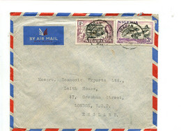 NIGERIA - Affranchissement Sur Lettre Par Avion Pour L'Angleterre - - Nigeria (1961-...)