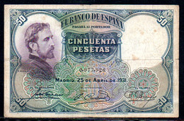 659-Espagne 50 Pesetas 1931-0977 - 50 Peseten