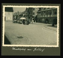 Orig. Foto 1938 Haslach / Freiburg Breisgau, Marktplatz Geschäfte, Markttreiben - Haslach