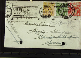 Australien: Brief Aus Toowoomba Queensland Vom 18.9.1930 Nach Deutschland-Leipzig; Brf Mit Aktenlochg Und Einriss Rechts - Cartas & Documentos