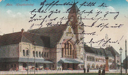 AK Metz - Hauptbahnhof - Feldpost I.E.-B. 4 Bay. J-R. - 1917 (60201) - Lothringen