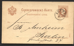 Postkarte P26a Aussig Ústí Nad Labem PRIVATER ZUDRUCK KOHLEN 1877 - Postcards